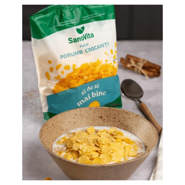 Fulgi de porumb crocanți, 250 g, Sanovita