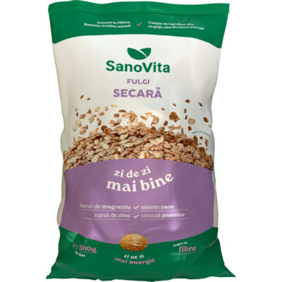 Fulgi de secară, 500 g, Sanovita Fulgi de secară, 500 g, Sanovita