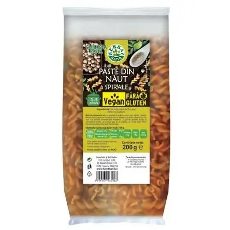 paste spirale din naut fara gluten 200g herbavit