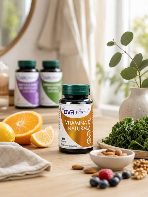 VITAMINA D NATURALĂ – 60 capsule, DVR Pharm