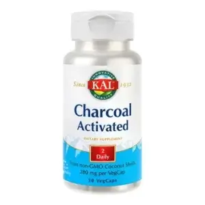 Charcoal Activated (Carbune medicinal) 280 mg, 50 capsule, Secom