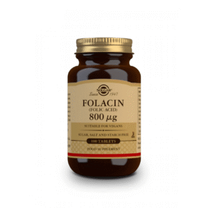 Acid Folic Folacin 800 µg, 100 tablete, Solgar