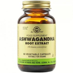 Ashwagandha Root Extract, 60 capsule vegetale moi, Solgar