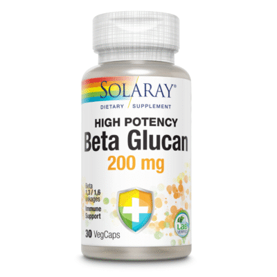 Beta glucan, 200 mg, 30 capsule, Solaray, Secom