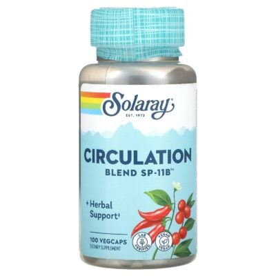 Circulation Blend, 100 de capsule, Solaray, Secom