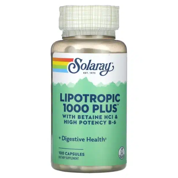 Lipotropic 1000 Plus™, 100 capsule, Solaray, Secom