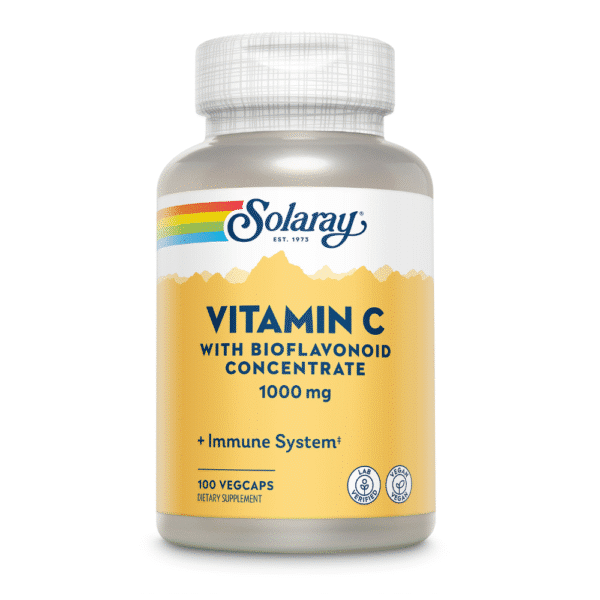 Vitamina C, 1000 mg, 100 capsule, Solaray, Secom