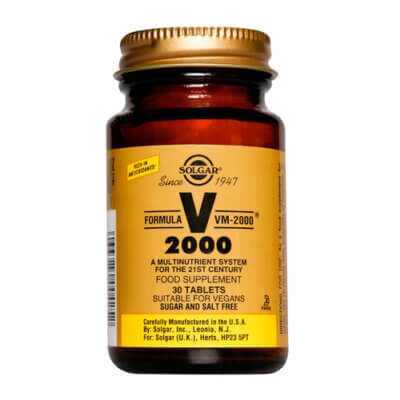Formula VM 2000 High Multinutrient, 30 comprimate, Solgar