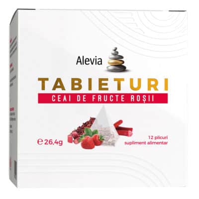Ceai de fructe roșii Tabieturi, 12 plicuri, Alevia