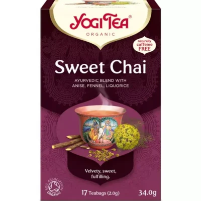 Ceai bio Dulce, 17 pliculețe, 34g, Yogi Tea