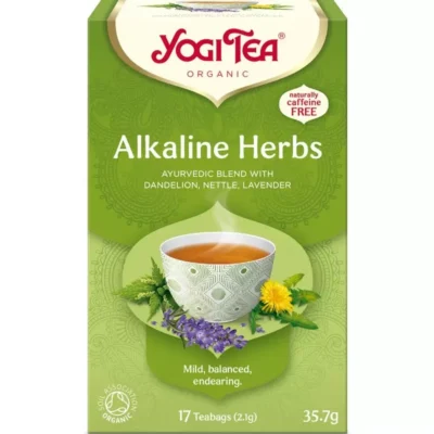 Ceai bio din plante alcaline, 17 pliculețe x 2.1g, (35.7g), Yogi Tea