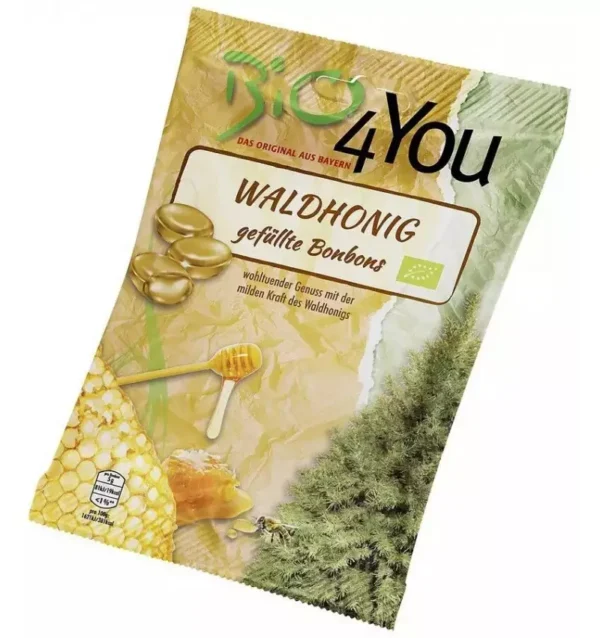 Dropsuri bio cu miere de pădure, 75g, Bio 4 You