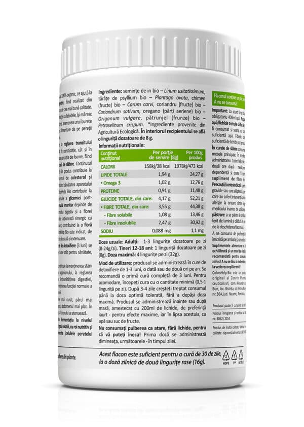 5941872400473-2 ColonHelp Bio, 480 g pulbere, Zenyth