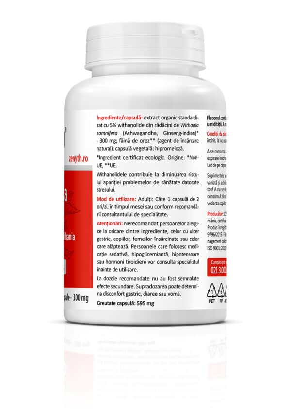 5941872400985-2 Ashwagandha KSM-66 300 mg, 60 capsule, Zenyth