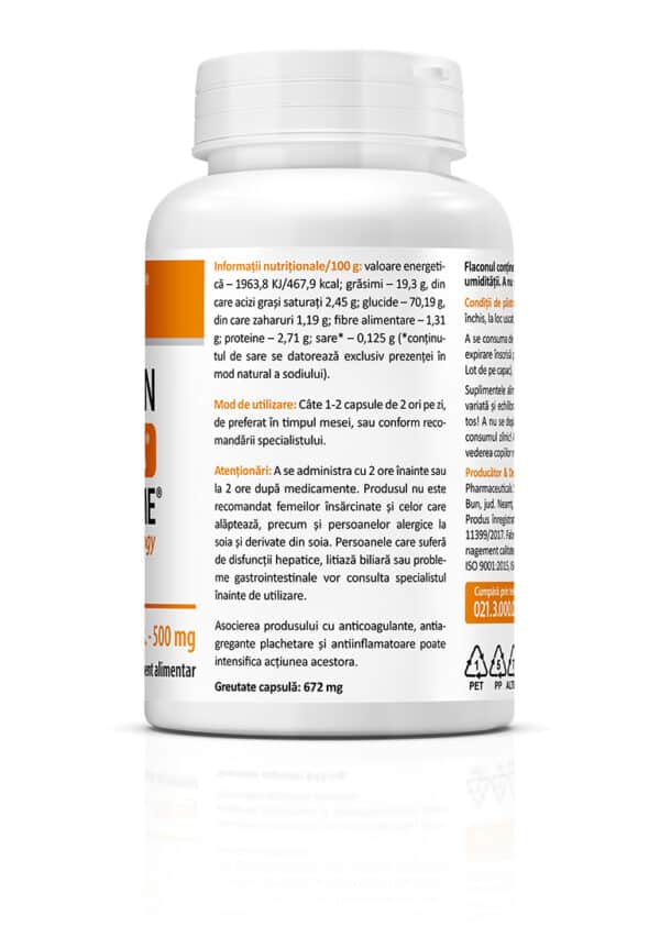 Curcumin fitozomal Meriva® 500 mg, 60 capsule, Zenyth