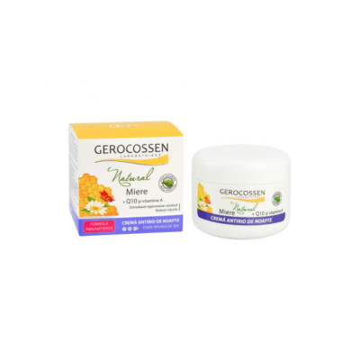Cremă antirid de noapte Natural Q10, 100 ml, Gerocossen