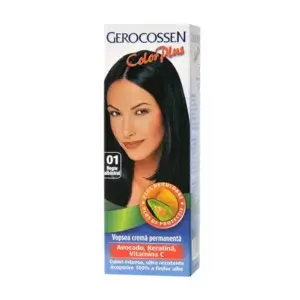 Vopsea Color Plus, nr. 0.1, Negru albăstrui, 50 g, Gerocossen