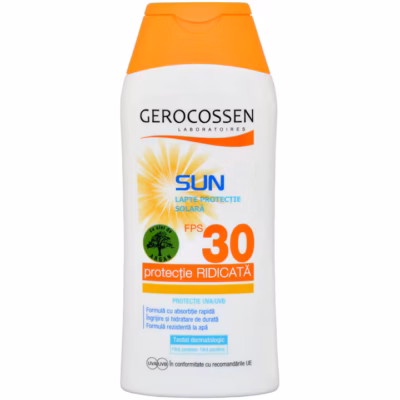 Lapte pentru protecție solară SPF 30 Sun, 200 ml, Gerocossen