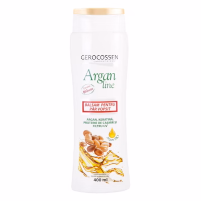 Balsam pentru păr vopsit Argan Line, 400 ml, Gerocossen