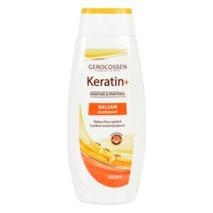 Balsam Regenerant cu Keratină și Pantenol Keratin+, 400 ml, Gerocossen