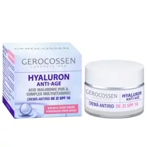 Cremă antirid de zi SPF 10 Hyaluron Anti-Age, 50 ml, Gerocossen