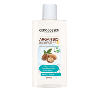 Apă micelară 3 in 1 pentru față și ochi Argan Bio, 300 ml, Gerocossen