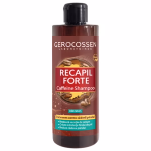 Șamponul cu cafeină pentru păr gras Recapil Forte, 400 ml, Gerocossen