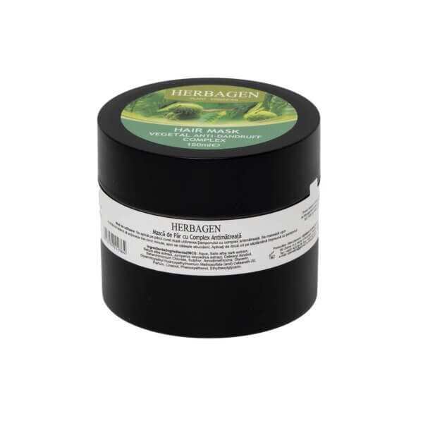 Mască de păr cu complex vegetal antimătreață, 150 ml, Herbagen
