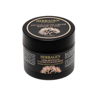 Cremă anticelulită cu extract de alge marine, 200g, Herbagen