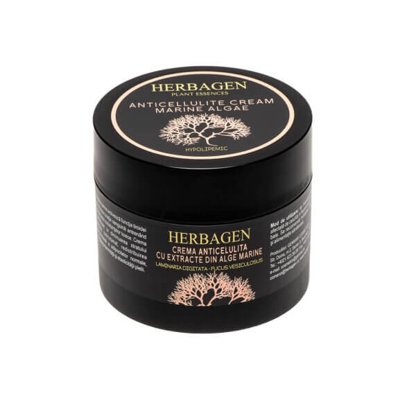 Cremă anticelulită cu extract de alge marine, 200g, Herbagen