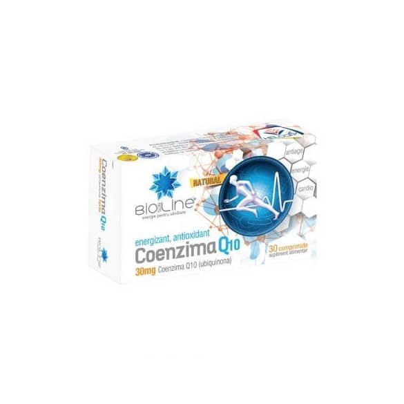 Coenzima Q10, 30 mg, 30 comprimate, BioSunLine