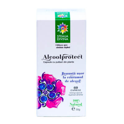 Alcoolprotect, 60 capsule, Steaua Divină