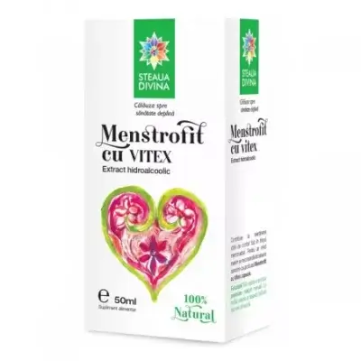 Tinctură Mentrofit cu vitex, 50 ml, Steaua Divina