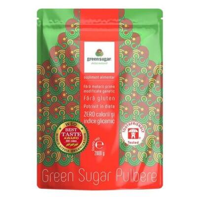 Îndulcitor Green Sugar pulbere, 2 kg, Laboratoarele Remedia