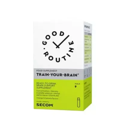 Train your brain Good Routine, 9 fiole x 25 ml, Secom
