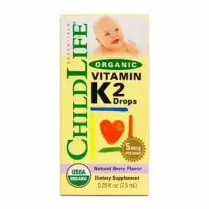 Vitamin K2 Bio, 15 mcg, 7.5ml, Childlife Essentials, Secom