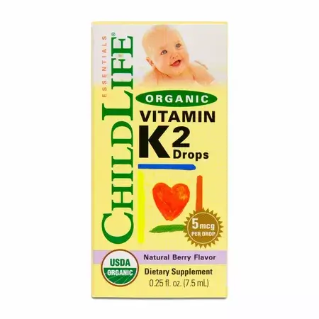 Vitamin K2 Bio, 15 mcg, 7.5ml, Childlife Essentials, Secom
