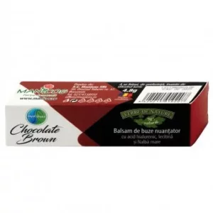 Balsam de buze nuanțator Chocolate Brown, 4.8 g, Verre de Nature
