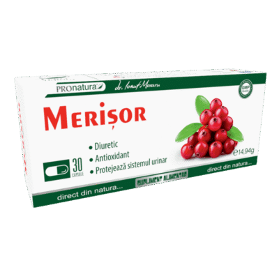 6420488009366 Merișor, 30 capsule, Pro Natura