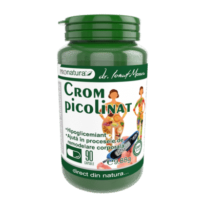 Crom picolinat, 90 capsule, Pro Natura