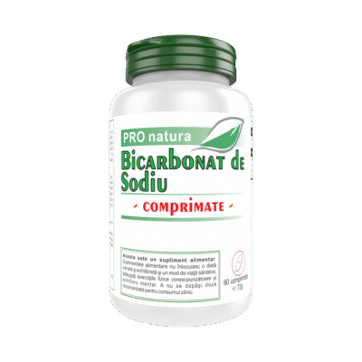 6420488018504 Bicarbonat de sodiu, 60 comprimate, Pro Natura