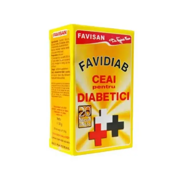 Ceai favidiab, 20 plicuri, Favisan