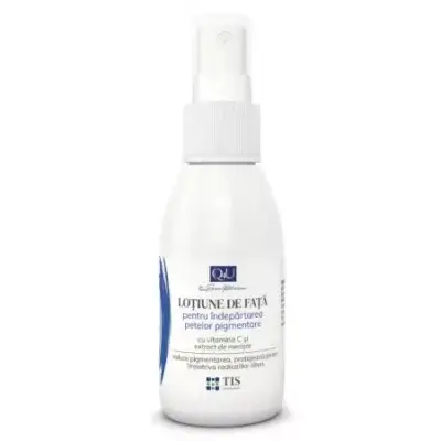 Loțiune de față contra petelor Q4U, 50 ml, Tis Farmaceutic