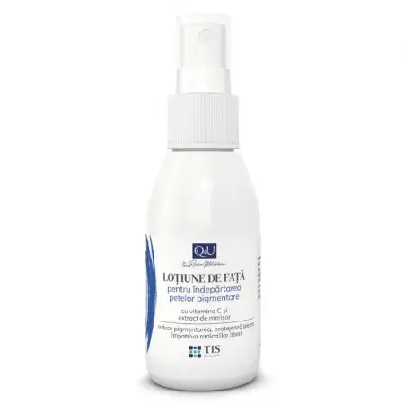 Loțiune de față contra petelor Q4U, 50 ml, Tis Farmaceutic