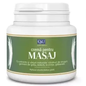 Cremă pentru masaj Q4U, 500 ml, Tis Farmaceutic