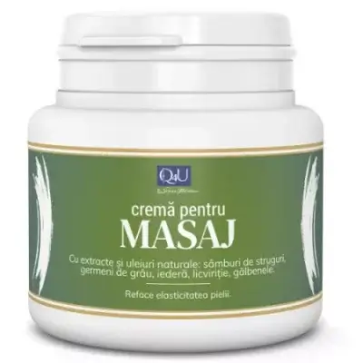 Cremă pentru masaj Q4U, 500 ml, Tis Farmaceutic