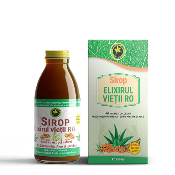 Sirop Elixirul Vieții, 250ml, Hypericum