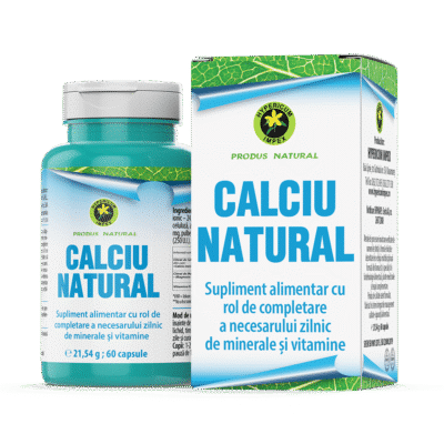 6422572000358 Calciu natural, 60 capsule, Hypericum