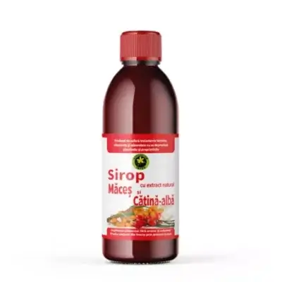 Sirop de Cătină cu Măceșe, 500 ml, Hypericum