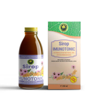 Sirop Imunotonic cu Stevia Rebaudiana, 250ml, Hypericum